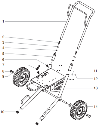 GPX 130 Cart Assembly Parts